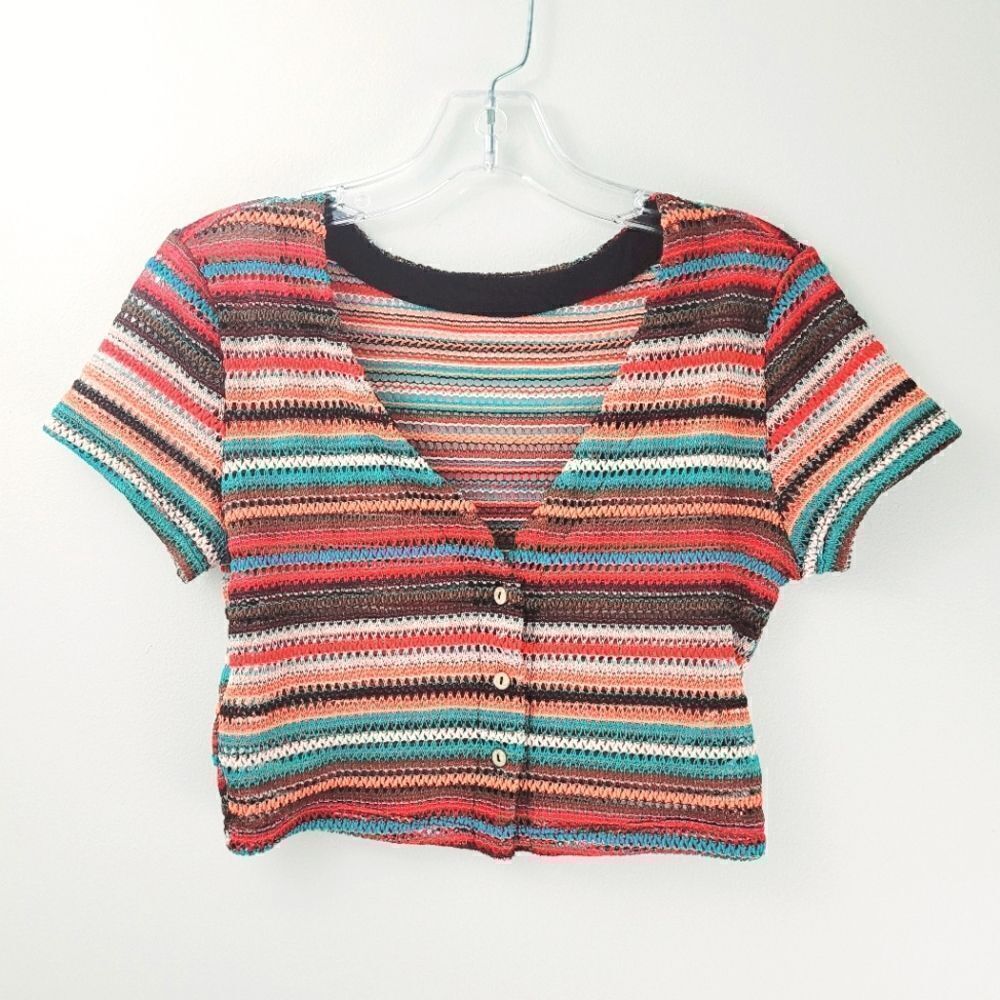 SHEIN gen Z crocheted crop top